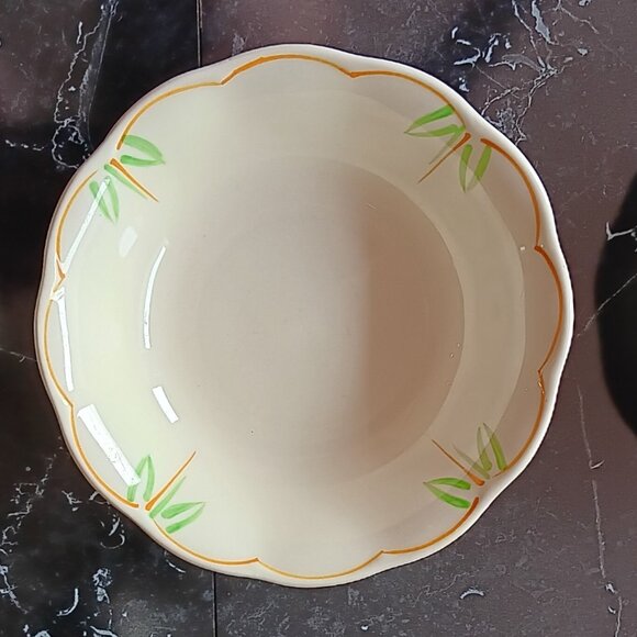 Rare Vintage Set of 3 Grindley Creampetal Hand Painted Fruit Dessert Bowls MCM - Picture 2 of 7